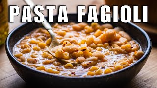 AUTHENTIC PASTA E FAGIOLI  Grandmas Recipe [upl. by Enilorac]