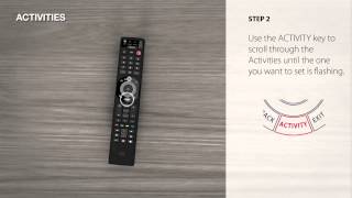 Universal Remote Control – URC 7980 Smart Control – how to setup an Activity [upl. by Qidas]