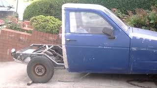 Reliant Rialto pickup truck conversion part 5 Back on 3 wheels [upl. by Acirne]