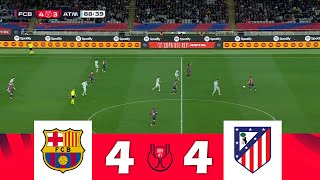 FC Barcelona vs Atletico Madrid 44  Copa del Rey 202425  Match Highlights [upl. by Meridel125]