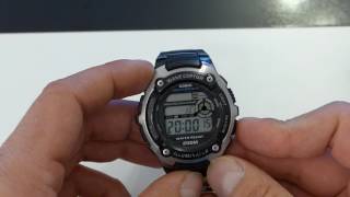 Casio Wave Ceptor Funkzeit einstellen [upl. by Genesa]