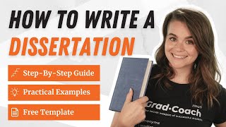 How To Write A Dissertation Or Thesis  8 Step Tutorial  Examples [upl. by Hadeehsar]