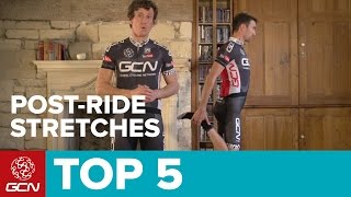 Top 5 Stretches To Do After A Ride  Cycling Fitness [upl. by Oman192]