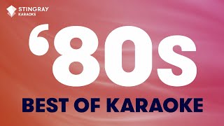 1 HOUR NON STOP BEST OF 80s MUSIC  KARAOKE WITH LYRICS [upl. by Neerihs]