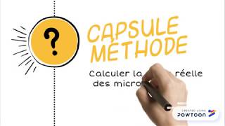 Capsule méthode Calcul taille réelle [upl. by Eberta871]