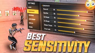 BEST  SENSITIVITY SETTINGS FOR ONLY HEADSHOT  FREE FIRE NEW SENSITIVITY [upl. by Hermy]