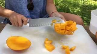 How To Properly Cut A Mango [upl. by Ilojne]