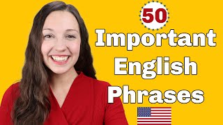 50 Important English Expressions for daily conversation [upl. by Flita]