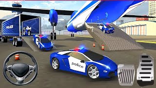 Juego de Carros  Police Plane Transporter Android GamePlay [upl. by Elad]