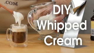 DIY whipped cream in 60 seconds [upl. by Takeshi494]