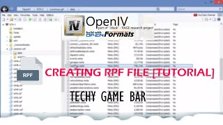 TUTORIAL CREATING RPF FILE  GTAV  OPENIV [upl. by Farrand]