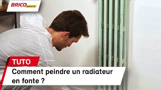 Comment peindre un radiateur en fonte   Bricomarché [upl. by Rutger]