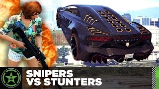 Lets Play GTA V  Snipers Vs Stunters [upl. by Amber]