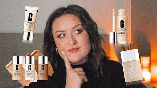 Trying EVERY Clinique Foundation  Review and Comparison [upl. by Leamaj264]