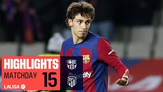 FC BARCELONA  ATLÉTICO DE MADRID 10  RESUMEN [upl. by Tillio]