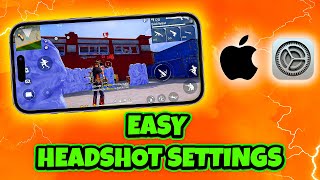 Free Fire iPhone Settings sensitivity 2023  iPhone 14 pro Gameplay 🔥 [upl. by Kelbee]