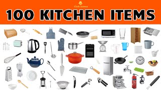 English Vocabulary  100 KITCHEN ITEMS [upl. by Long]