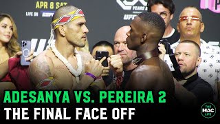 Israel Adesanya vs Alex Pereira 2 Final Face Off  UFC 287 [upl. by Fiedling]