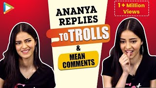 Ananya Panday Responds To TROLLS amp MEAN Comments  So [upl. by Gail558]