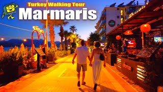 Marmaris Nightlife Turkey  4K Walking Tour  September 2024 [upl. by Vallonia321]