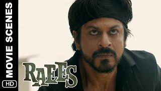 Aye Battery  Raees  Action Scene  Shah Rukh Khan Mahira Khan Nawazzudin Siddiqui [upl. by Sirac572]