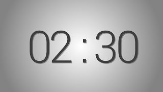 2 Minutes and 30 seconds countdown Timer  Beep at the end  Simple Timer two min and half [upl. by Telfore]