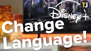 How to Change Your Language on Disney [upl. by Enenstein599]