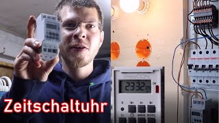 Zeitschaltuhr anschließen und einrichten ElektroM [upl. by Rocray714]