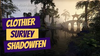 ESO Clothier Survey Shadowfen [upl. by Arted431]