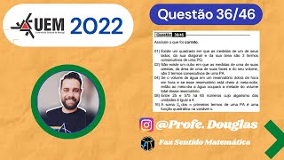 Questão 3646 UEM  20222023 [upl. by Akayas]