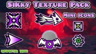 10K NEW SiKky Texture Pack  GEOMETRY DASH [upl. by Awra]