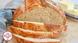 5Ingredient Artisanal Bread Recipe for Beginners [upl. by Ayotak619]