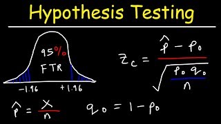 Hypothesis Testing  Solving Problems With Proportions [upl. by Nnaarual]