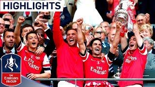 Arsenal vs Hull City  FA Cup Final 2014  Goals amp Highlights [upl. by Lamahj777]