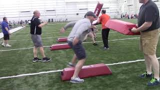 Youth Football Tackling Drills  Green Bay Packers coaching clinic [upl. by Ewnihc]