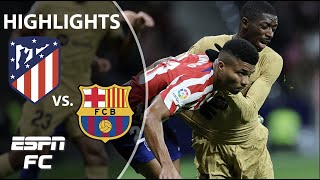 Atletico Madrid vs Barcelona 🔥  LaLiga Highlights  ESPN FC [upl. by Nahsez]