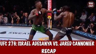 UFC 276 Israel Adesanya vs Jared Cannonier Recap [upl. by Brenna537]