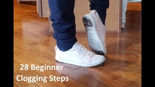 Beginners From Scratch  28 Clogging Dance Steps  Part 1 [upl. by Hpejsoj]