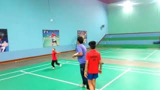 Ashwin badminton Academy  ABA [upl. by Lehcem564]