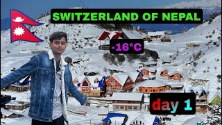 KALINCHOWK NEPAL TOUR IN SNOWFALL2024  Kuri Village Cable car  Nepal Tour 🇳🇵 [upl. by Matthew]