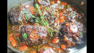 Stove Top Oxtail Recipe  I Heart Recipes [upl. by Irovi]