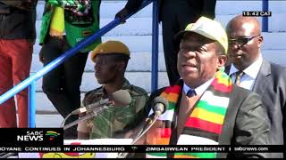 Mnangagwa addresses white residents rally in Zimbabwe [upl. by Lindsley]