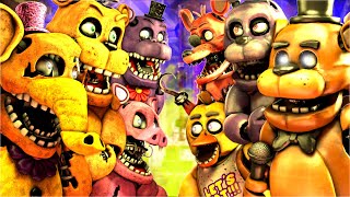 SFM FNaF Withered Melodies vs FNAF AR [upl. by Rakabuba]