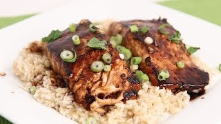 Teriyaki Salmon Recipe  Laura Vitale  Laura in the Kitchen Episode 711 [upl. by Binni]