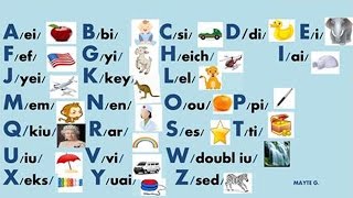 English Alphabet Pronunciation  Alphabet ABC Pronunciation [upl. by Annavoj]