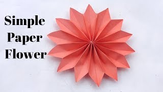 How To Make Flower Out Of Paper  Easy [upl. by Claudette]