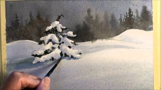 Beginners how to paint Snow [upl. by Xad]