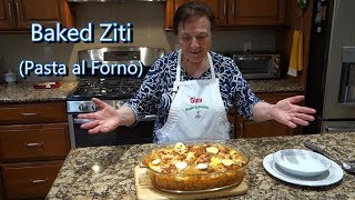 Italian Grandma Makes Baked ZitiRigatoni Pasta al Forno [upl. by Borlase]