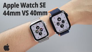 Apple Watch 6 44mm VS SE 40mm Unboxing 4K [upl. by Ruffo622]