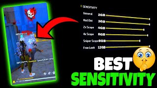 Best SENSITIVITY For Free Fire 🔥 [upl. by Yur]